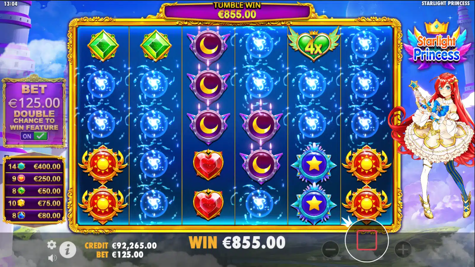 Betboo Starlight Princess slot image 1