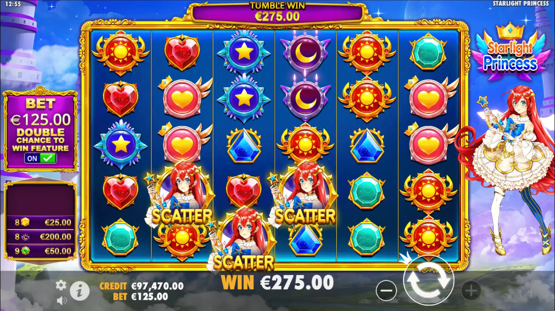 Betboo Starlight Princess slot image 2