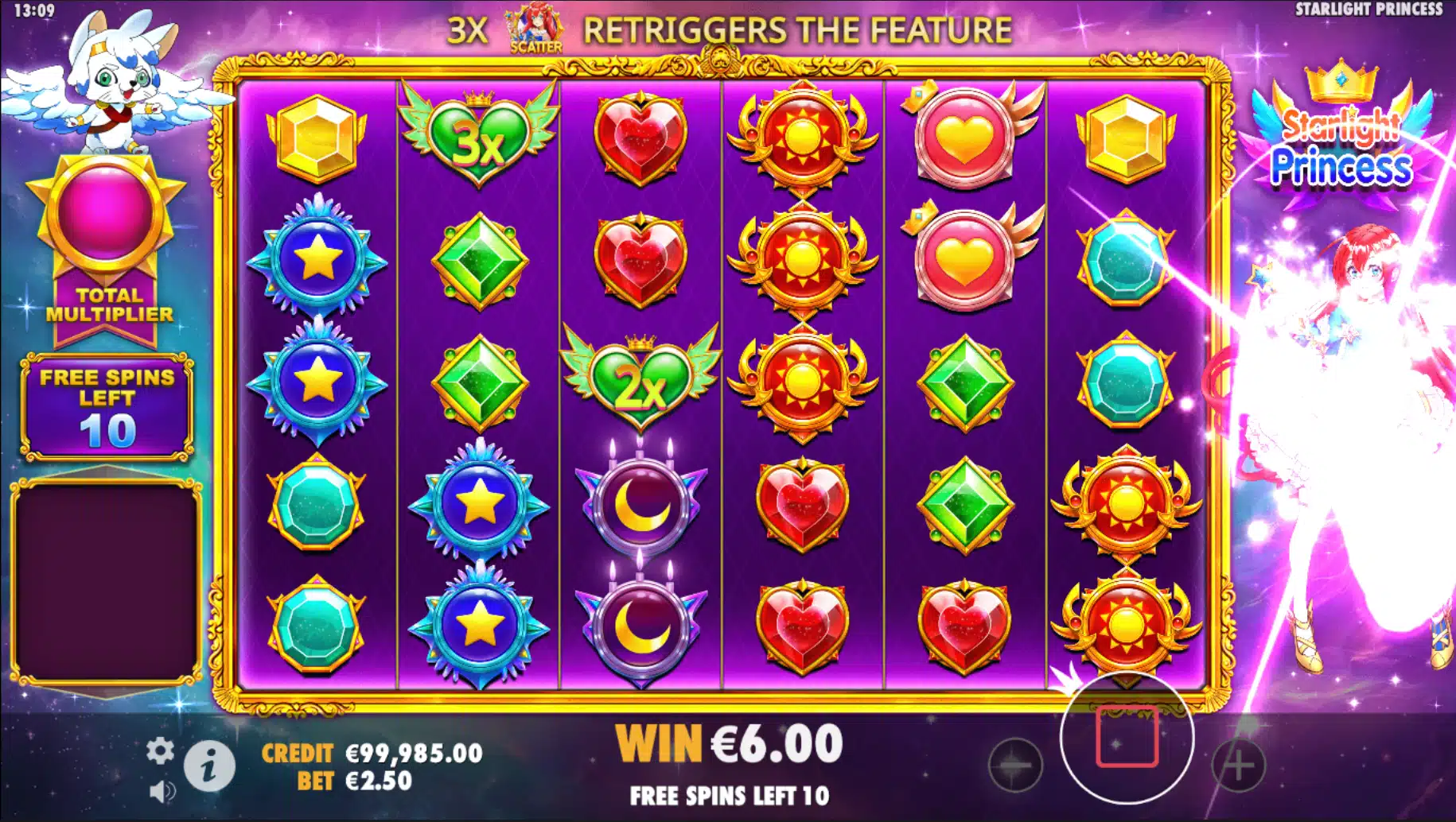 Betboo Starlight Princess slot image 8